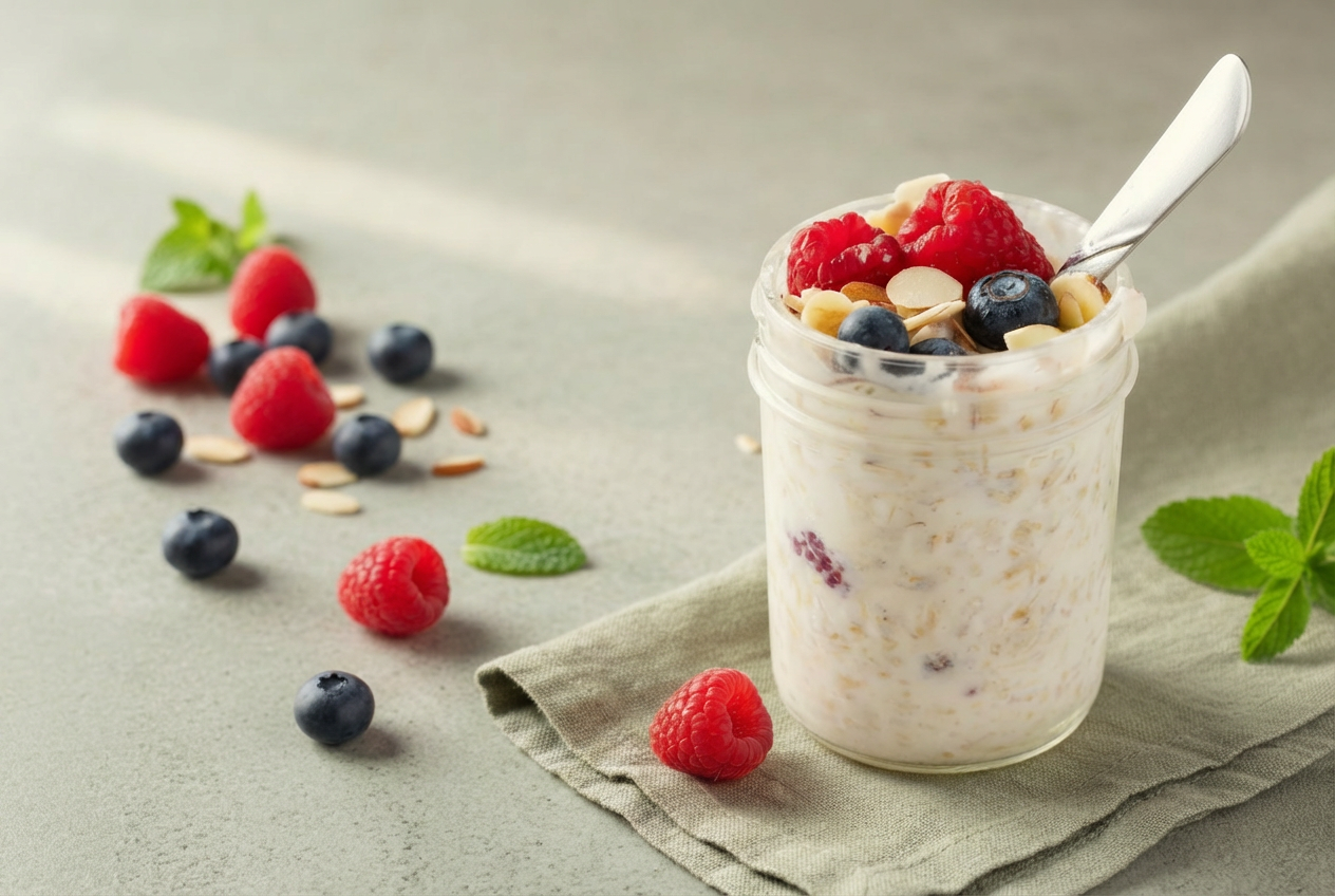 Vanilla Almond Overnight Oats