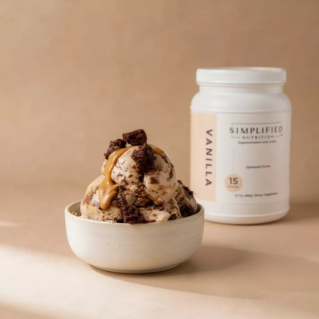 Peanut Butter Brownie Ninja CREAMi Protein Ice Cream
