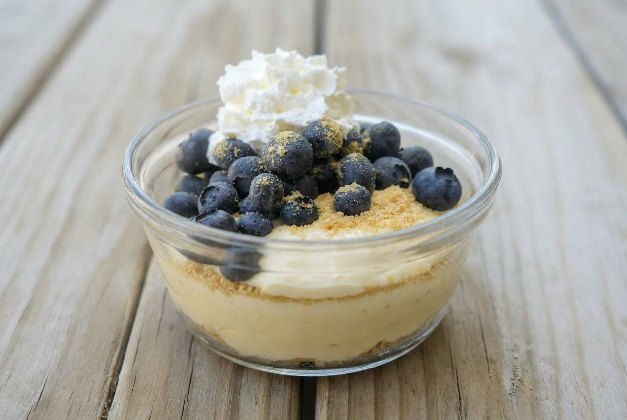 Blueberry Cheesecake Protein Yogurt Bowl